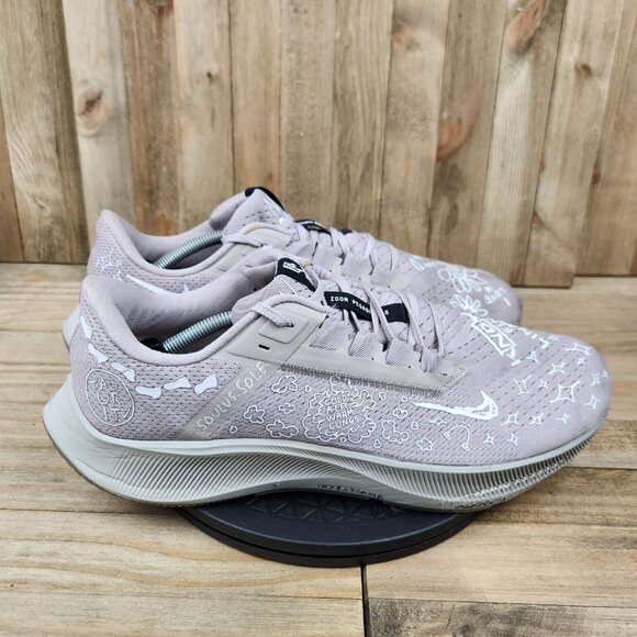 Mens Nike Air Zoom Pegasus 38 x NB Nathan Bell size 13 Athletic Running Shoes - Picture 4 of 10